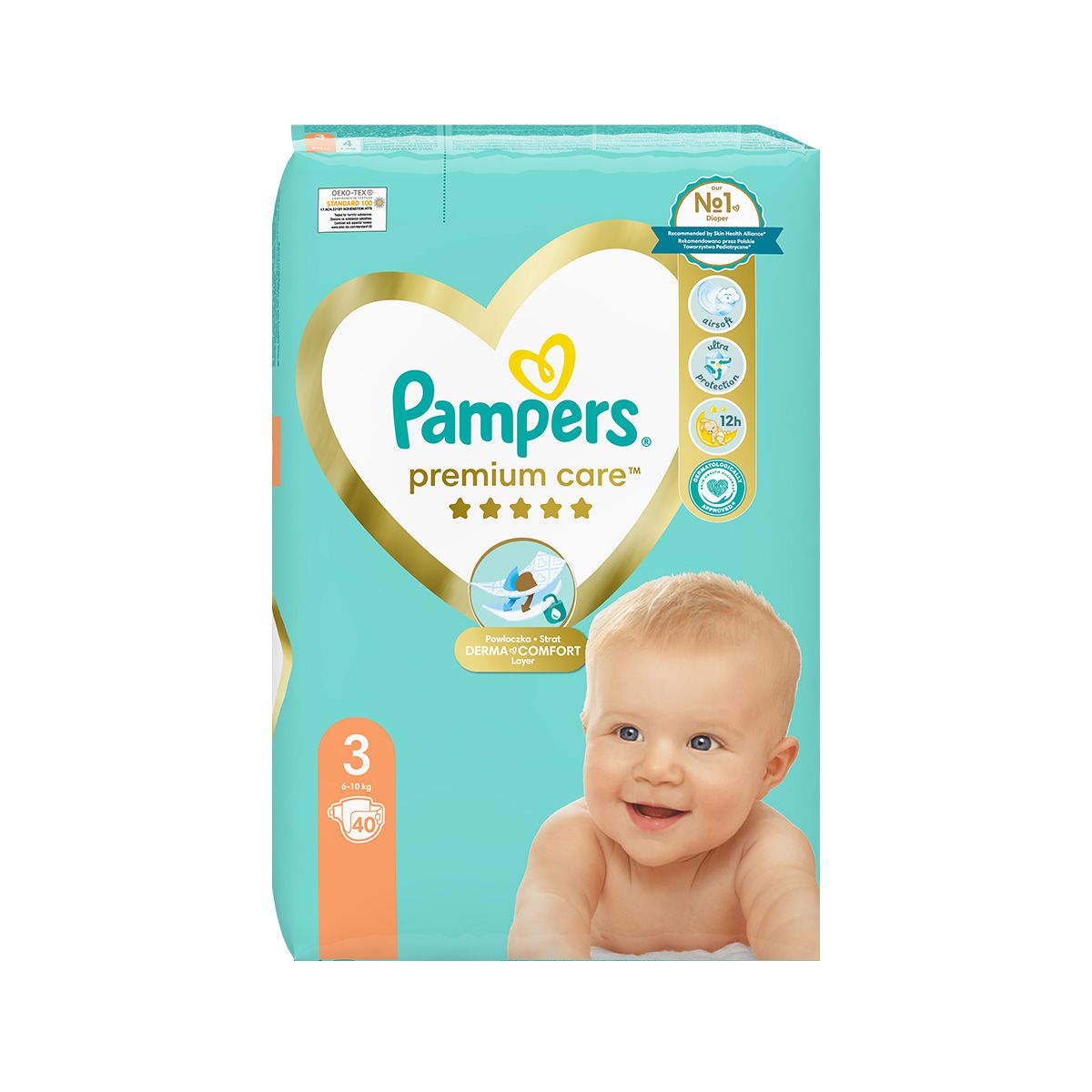 Pampers - პამპერსი პრემიუმი 6-10 კგ 40 ცალი 9337