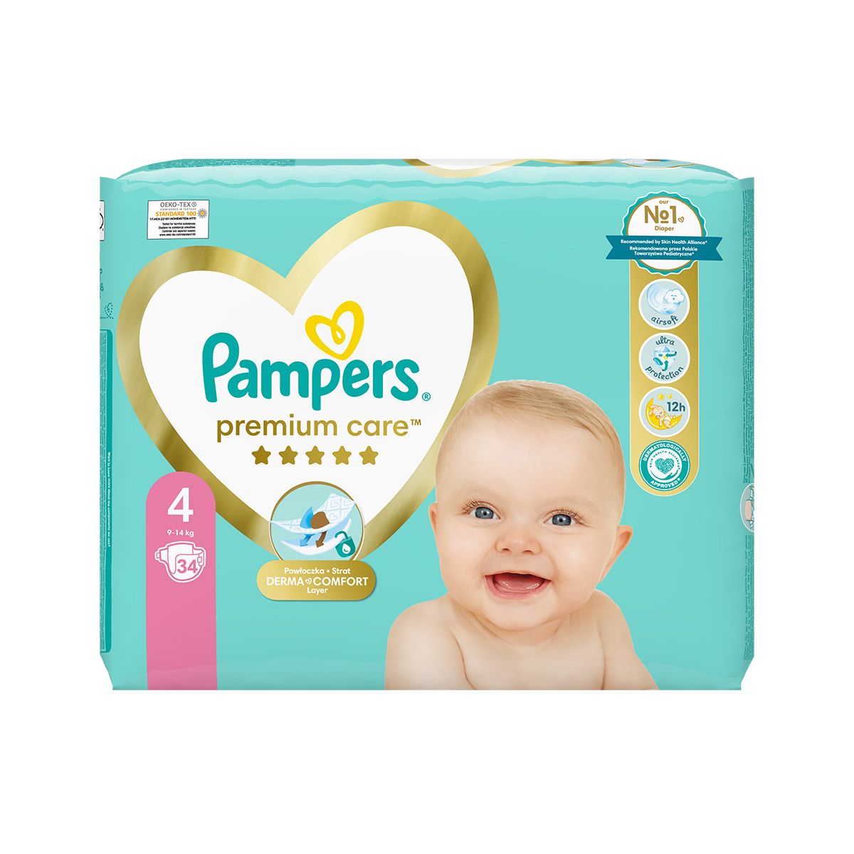 Pampers - პამპერსი პრემიუმი 9-14 კგ 34 ცალი 9368