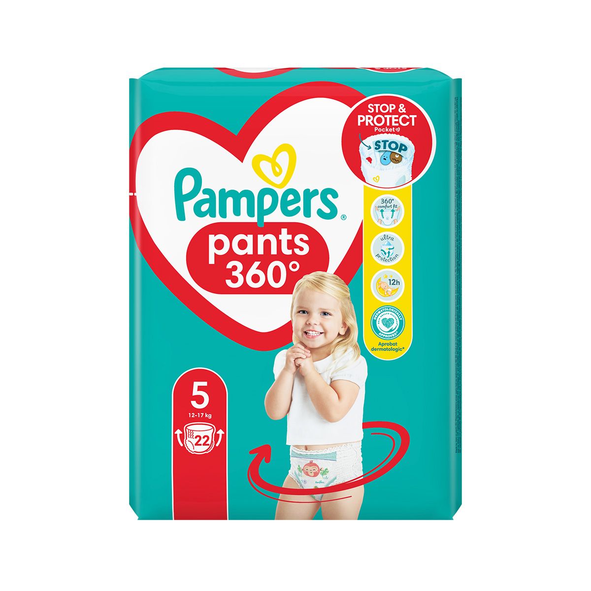 Pampers - პამპერსი ტრუსი 12-17 კგ 22 ცალი 7772