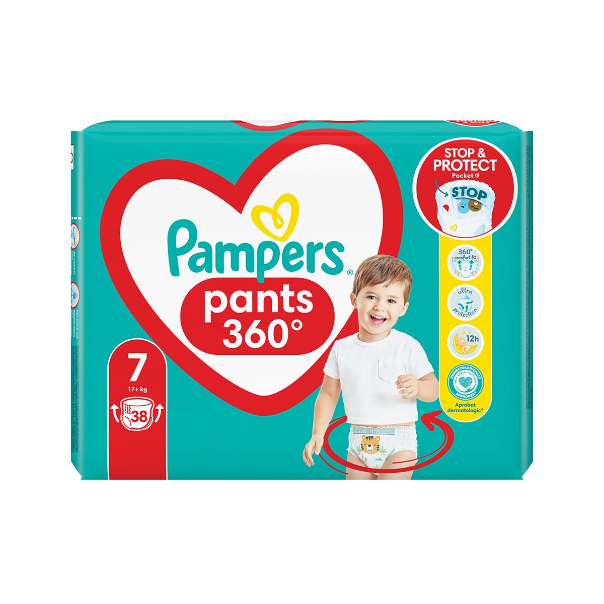 Pampers - პამპერსი ტრუსი 17+კგ 38 ცალი 9387