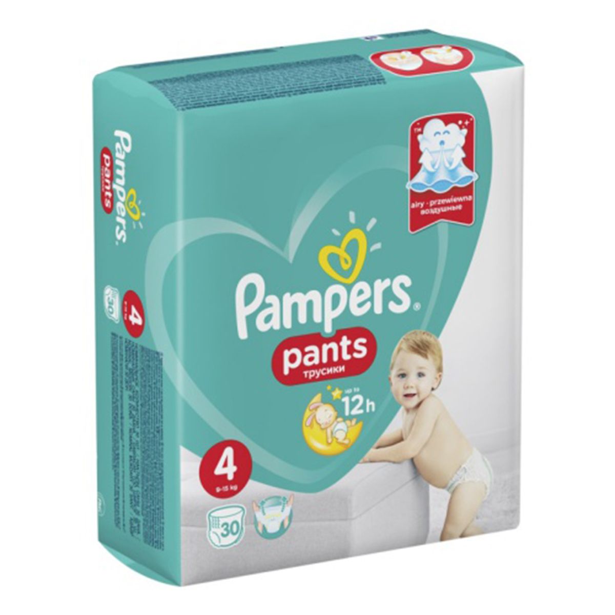 Pampers - პამპერსი ტრუსი 9-15 კგ 30 ცალი 4267