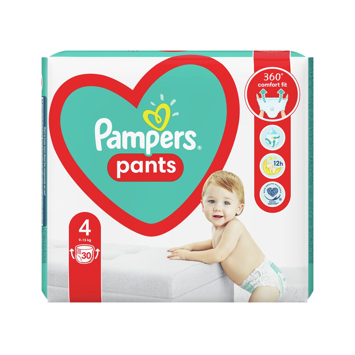 Pampers - პამპერსი ტრუსი 9-15 კგ 30 ცალი 9684