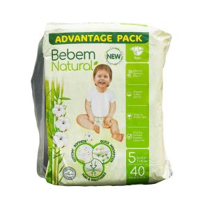 Bebem Natural - ბებემ ნეიჩერალს ბავშვის საფენები 11-18 კგ 40 ცალი 1975