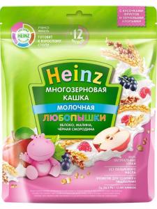 Heinz - ჰეინცი ლუბაპიშკა ფაფა ვაშლი, ჟოლო და შავი ქლიავი 200გ 1787