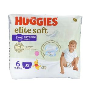 Huggies - ჰაგისი ელიტ სოფტი ტრუსი 16-22 კგ 32 ცალი 9385