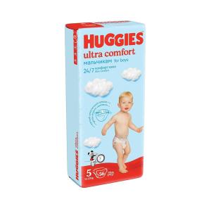 Huggies - ჰაგისი ულტრა კომფორტი 12-22 კგ N56 ბიჭი 3635