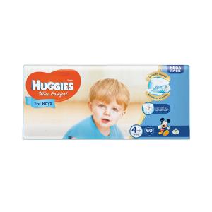 Huggies - ჰაგისი ულტრა კომფორტი ბიჭის 10-16 კგ 60 ცალი 3789