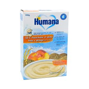 Humana - ჰუმანა რძიანი ფაფა შვრია და ატამი 003034