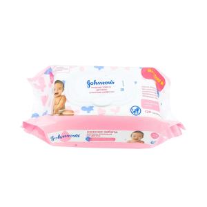 Johnson and Johnson - ჯონსონი და ჯონსონი ტენიანი ხელსახოცი 120 ცალი 8775