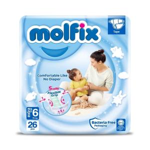 Molfix - მოლფიქსი საფენი 15+კგ 26 ცალი 2265