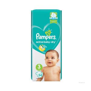 Pampers - პამპერსი ABD 3 ზომა 54 ცალი 9687