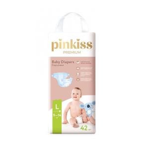 Pinkiss - პინკის ბავშვის საფენი Premium 9-14 კგ 42 ცალი 0131