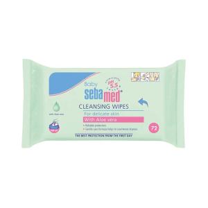 Sebamed - სებამედი ბავშვის სველი ხელსახოცი ალოე 72 ცალი 7772