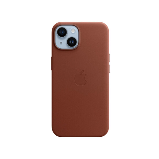 Apple Leather Case With Magsafe For iPhone 14 MPP73 Umber