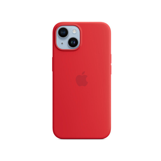 Apple Silicone Case With Magsafe For iPhone 14 MPRW3 Red