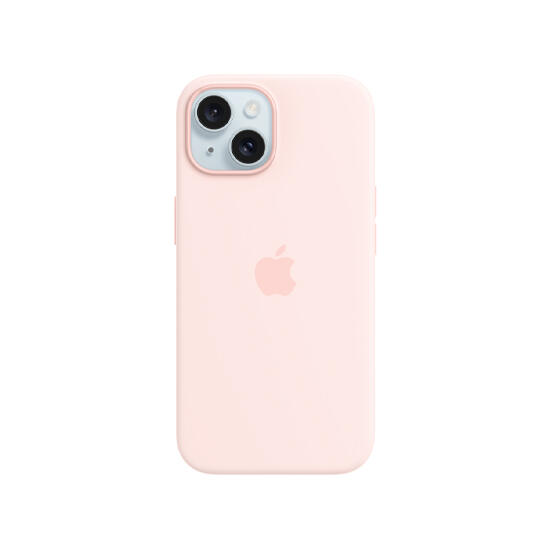 Apple iPhone 15 Silicone Case with MagSafe MT0U3ZMA Light Pink