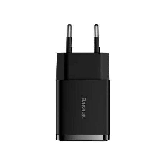 Baseus Compact Charger 2U 10.5W EU CCXJ010201 Black