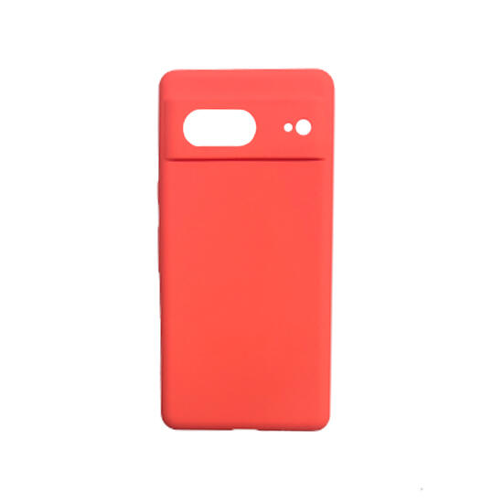 Coverage Silicon Case Google Pixel 7 Peach