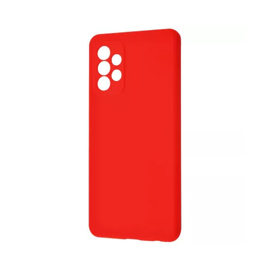 Coverage Silicon Case Samsung Galaxy A53 Red