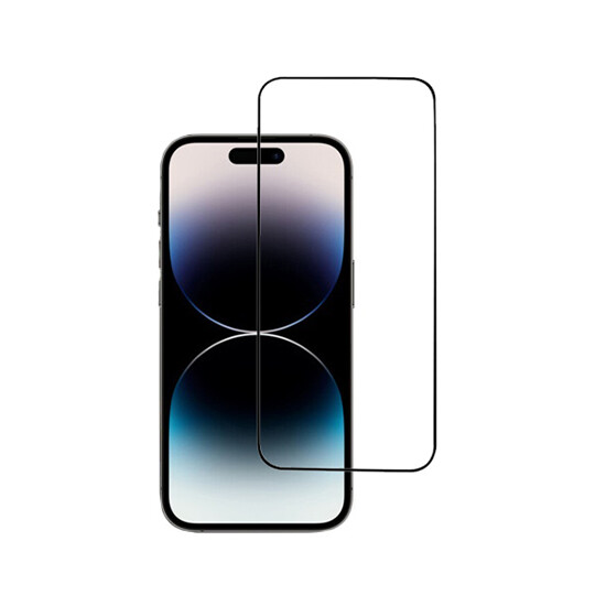 Glass Pro Full Screen Tempered Glass 111D Apple iPhone 14 Pro Black