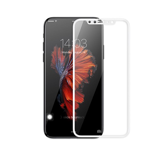 Glass Pro Full Screen Tempered Glass Apple iPhone XS Max White