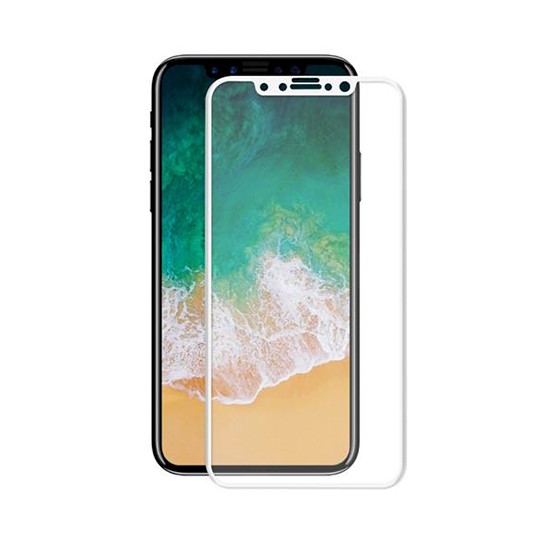 Glass Pro Full Screen Tempered Glass Apple iPhone X White