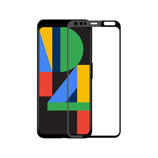 Glass Pro Full Screen Tempered Glass Google Pixel 4 Black