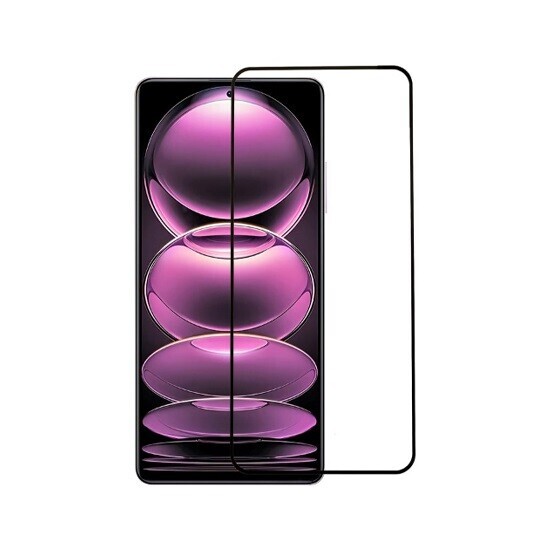 Glass Pro Full Screen Tempered Glass Xiaomi Redmi Note 12 Pro 5G Black