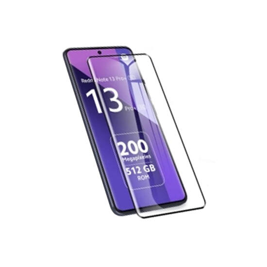 Glass Pro Full Screen Tempered Glass Xiaomi Redmi Note 13 Pro 3D 5G Black
