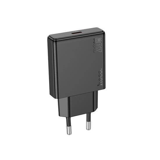 Hoco Delgado Single Port PD20W Charger N37 EU Black