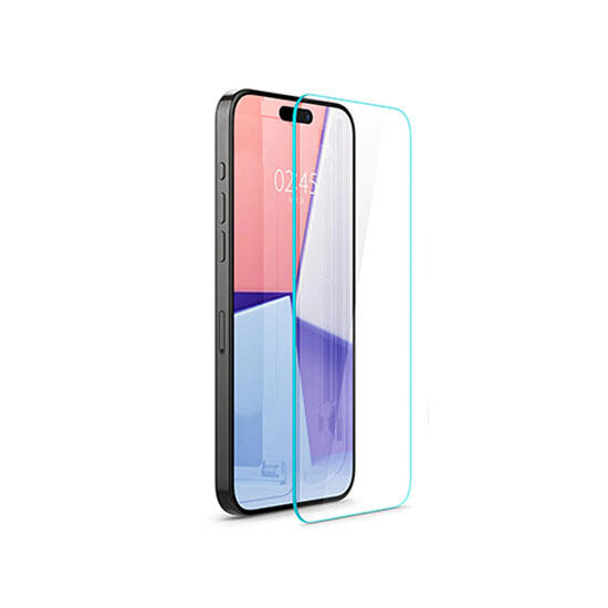 Spigen Glass Screen protector EZ Fit For Apple Iphone 15 Pro AGL07120 Transparent