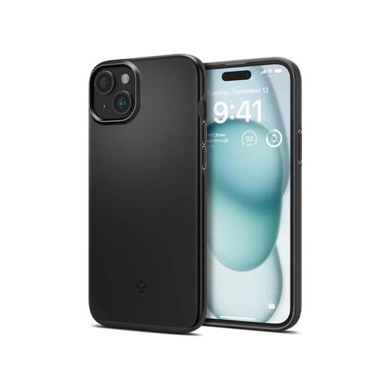 Spigen Thin Fit Case For Apple iPhone 15 ACS06776 Black