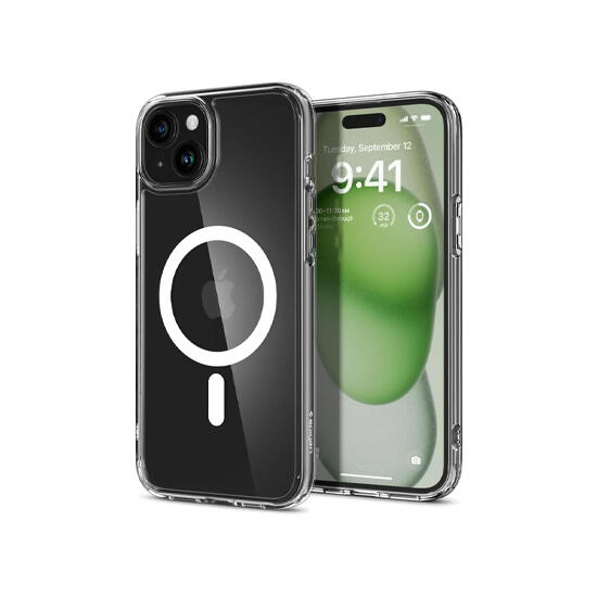 Spigen Ultra Hybrid MagFit Case For Apple iPhone 15 ACS06802 White