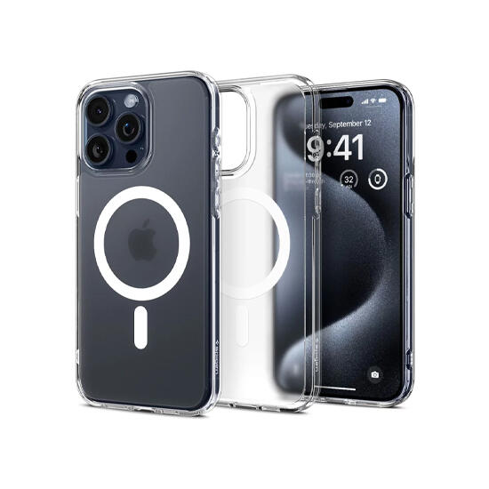 Spigen Ultra Hybrid MagFit Case For Apple iPhone 15 Pro ACS06719 Frost Clear