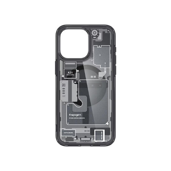 Spigen Zero One Ultra Hybrid MagFit Case For Apple iPhone 15 Pro Max ACS06582 Black