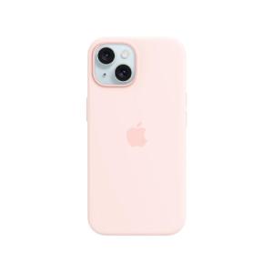 Apple iPhone 15 Silicone Case with MagSafe MT0U3ZMA Light Pink