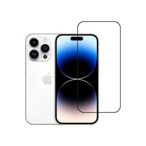 Green 9H Steve Glass Strong Full Screen Protector iPhone 14 Pro Max Black Clear