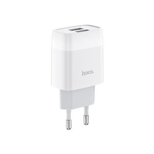 Hoco Glorious Dual Port Charger C73A EU White