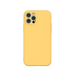 Ovose Protective Case Liquid Silicone Series Apple iPhone 12 Pro Max Yellow