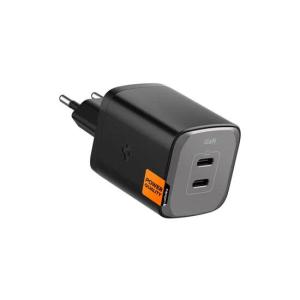 Spigen GaN III Charger 65W With Dual USBC port ACH05163 Black