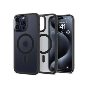 Spigen Ultra Hybrid MagFit Case For Apple iPhone 15 Pro ACS06720 Frost Black