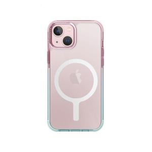 Uniq Hybrid Magclick Charging Combat Duo Iphone 15 Sky Blue Powder Pink