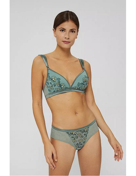 ESPRIT - Brazilian briefs in mesh with embroidery