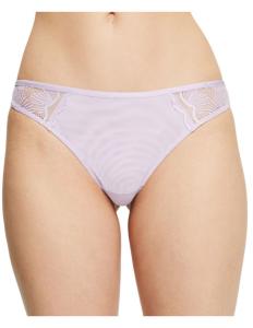 ESPRIT - Brazilian shorts with patterned lace