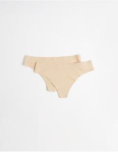 MO Fashion - PACK 2 LASER CUT THONG BRIEFS