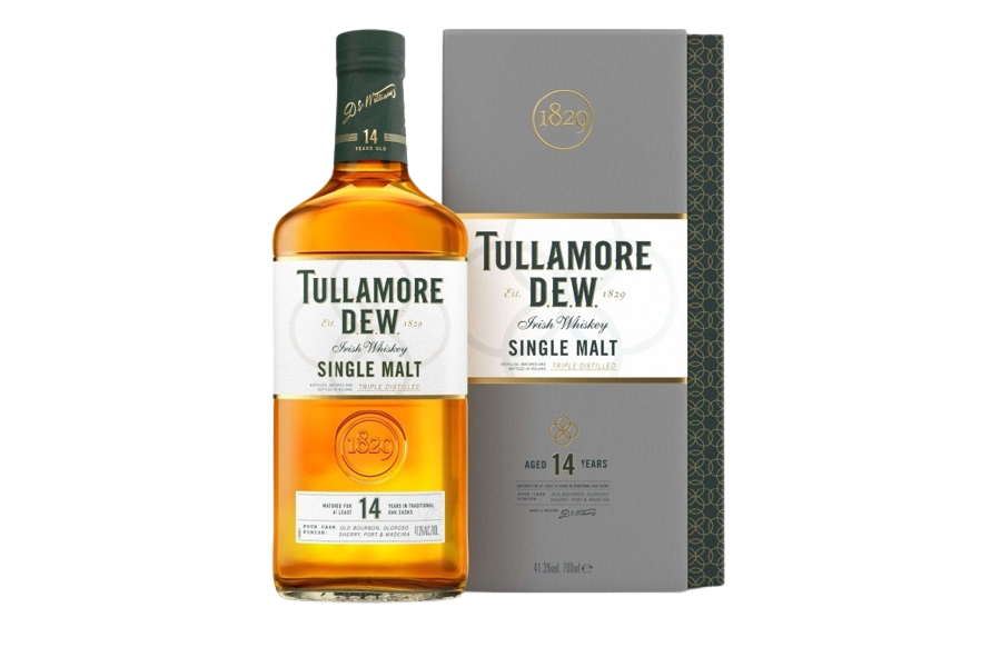 ერთალაოიანი ირლანდიური ვისკი Tullamore Dew, 14 წლიანი - 0.7L