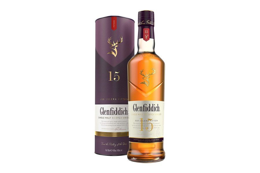 ერთალაოიანი შოტლანდიური ვისკი Glenfiddich, 15 წლიანი - 0.7L