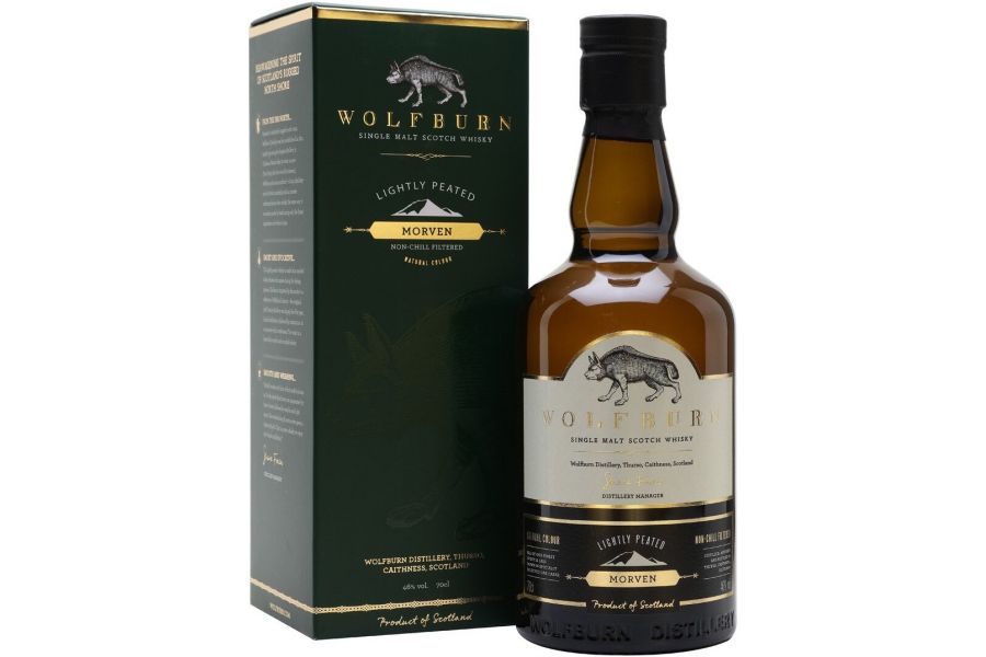ერთალაოიანი შოტლანდიური ვისკი Wolfburn Morven - 0.7L