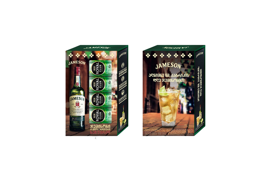 ირლანდიური ვისკი John Jameson Premium-  0.7L