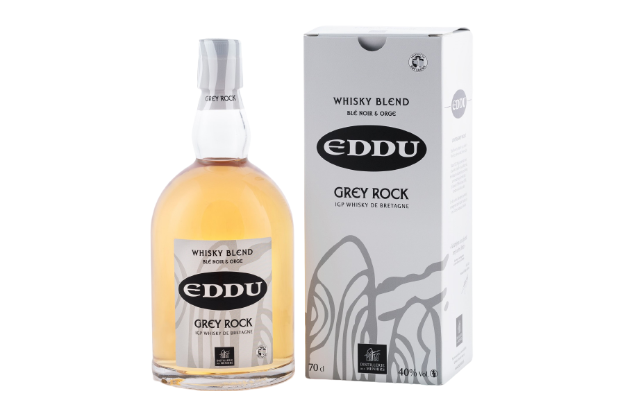 ფრანგული ვისკი Eddu Grey Rock (ყუთით) - 0.7L